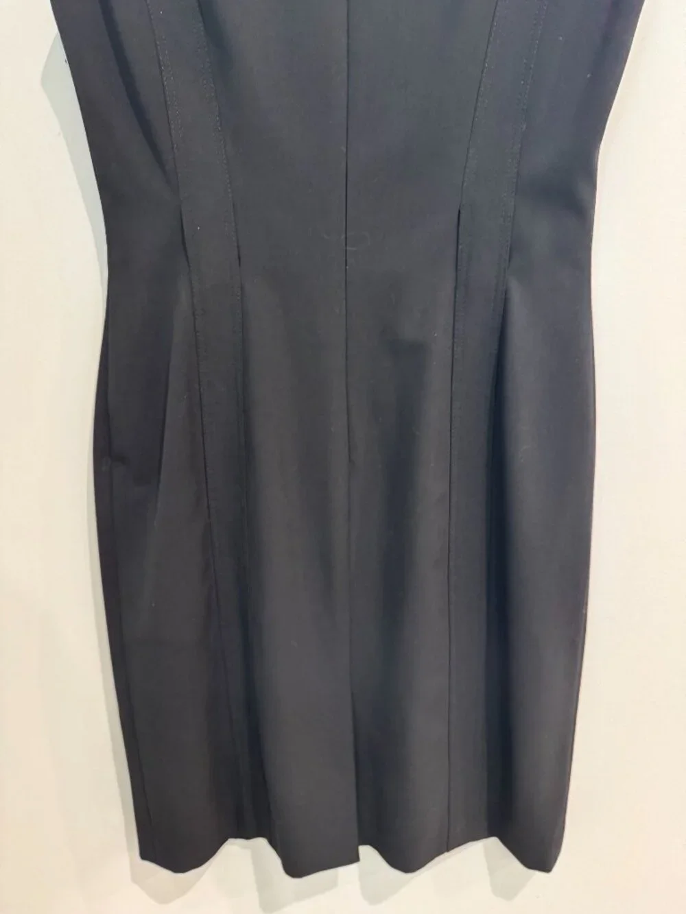 Tahari Arthur S. Levine | Black Cap-Sleeve Sheath Dress size 6. - Picture 14 of 16